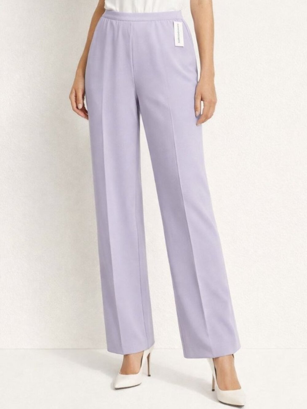Lavender Pants Dana Buchman Size L NWT